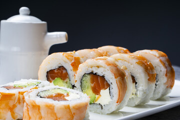 sushi on a plate © 0990930308