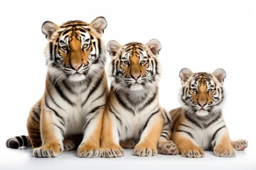 Obraz premium Tiger family wildlife animal mammal.