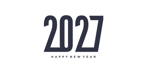 2027 design element creative modern concept