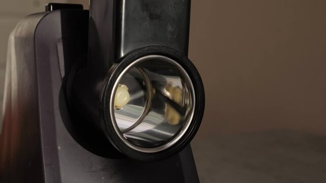 Workshop Spotlight With Reflective Lens. Portable Torch With Chrome Parabola And Soft Glow. Closeup Of Handheld Work Light Featuring Chrome Reflector And Studiostyle Soft Ambient Illumination