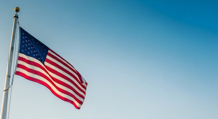 Fototapeta premium Flag day usa celebrating the adoption of the american flag on june 14th