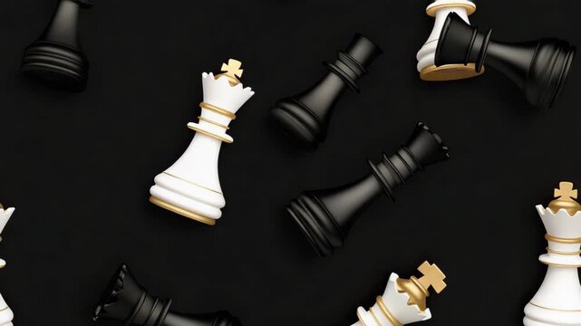 Two players engage in a chess match, making moves with strategic intent while focusing on their game strategies and decisions