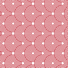 Fototapeta premium Abstract Geometric Line Pattern Set – Modern Seamless Circular and Wavy Background Collection