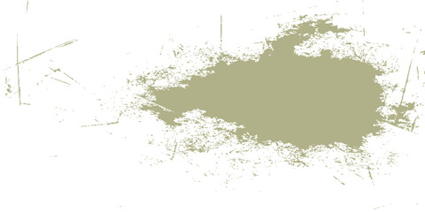 Obraz premium minimalist beige grunge splatter texture on white background, abstract distressed paint brush strokes and ink stains