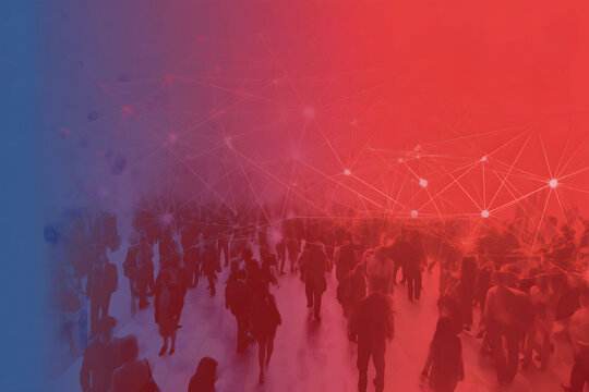 The Networked Crowd: Interconnected Human Dynamics