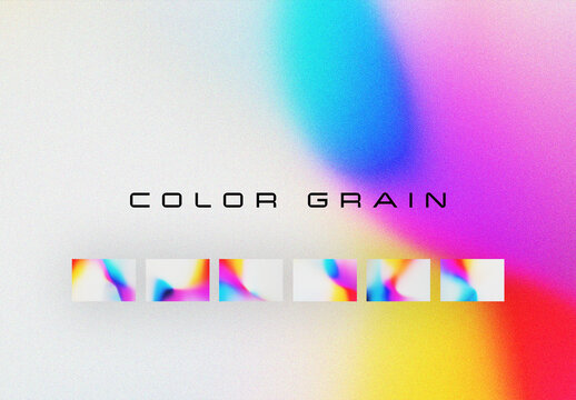 Colored Grain Gradient Textures