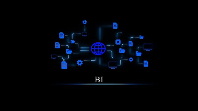 Digital Network Connection with Glowing and Globe in Futuristic Technology Background glowing futuristic technology