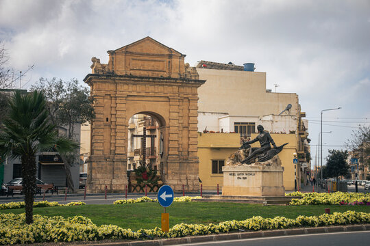 The De Rohan Arch in Zebbug, Malta