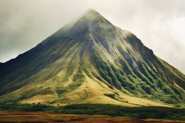 Fototapeta premium Volcano mountain in Hawaii landscape outdoors nature.