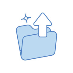 Obraz premium Upload vector icon