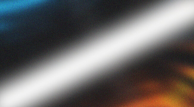 Dynamic blue and orange light leaks with film grain texture effect png