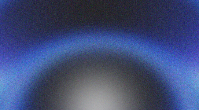 Blue light arc with dark grainy texture and checkered overlay
