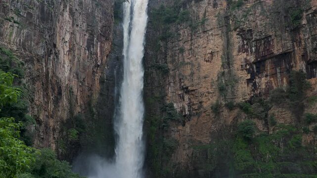 Kalambo Falls on the border of Sambia and Tanzania