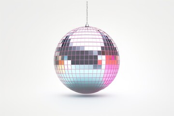 Fototapeta premium Metalic Disco ball astronomy outdoors sphere.