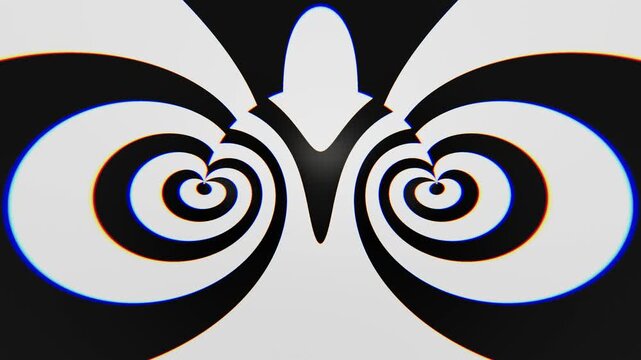 optical art hypnotic background loop animated
