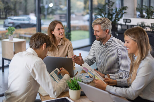 Business project team working together at meeting room at office