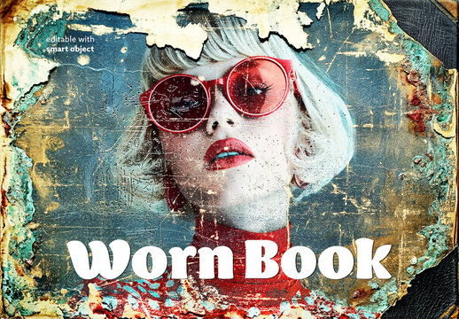 Worn Book Photo Effect