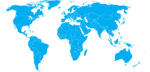 Fototapeta premium world map vector format design 