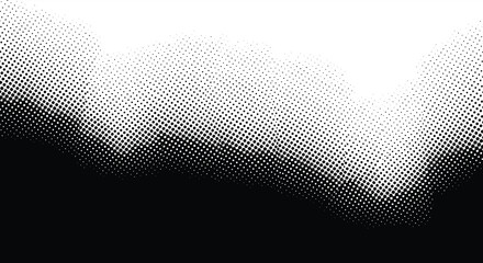 Abstract halftone pattern with a dark shape and gradient creating a striking visual effect silhouette high quality professional detailed modern elegant © mrvect02