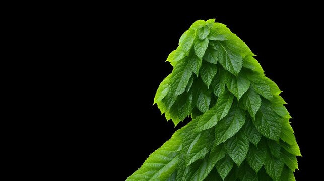 Close up view of a vibrant green leaf showcasing intricate vein patterns that form the distinct silhouette and facial features of a gorilla highlighting nature s subtle ry