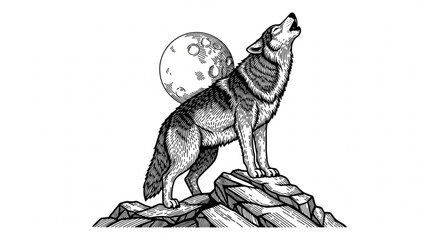 black and white sketch of a horse