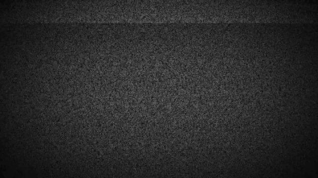TV screen noise glitch effect. Glitch static white noise television .Seamless Glitch VHS Analog TV Error Effect Overlay for Retro Video, Vintage Broadcast. Motion graphics of concept. animation. 4k..