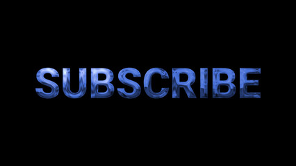 Fototapeta premium subscribe blue text color illustration