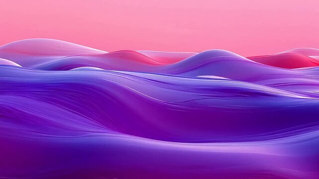 Digital pink purple gradient layered wave abstract background