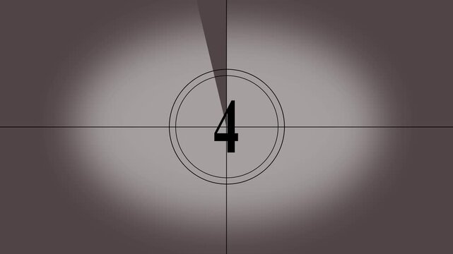 10 second  countdown,10 seconds realistic vintage old movie countdown intro animation - sepia toned with film shake and dust and scratches. Countdown movie from 10 to 0 number