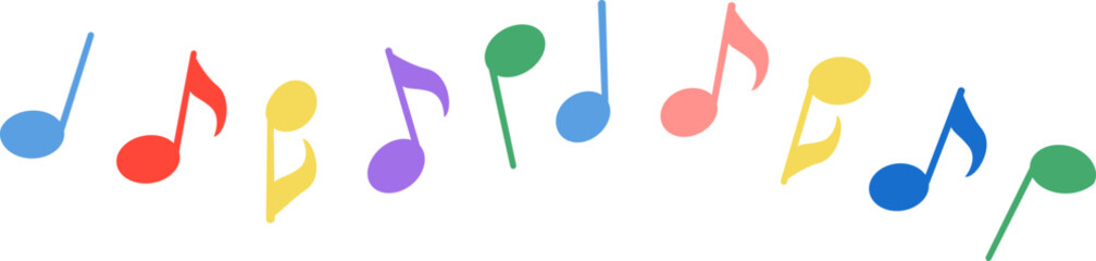 음표 데코 라인 © Minji