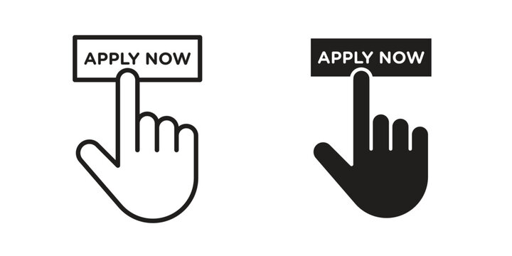 Apply icon concept. Silhouette, glyph symbol. Isolated design.