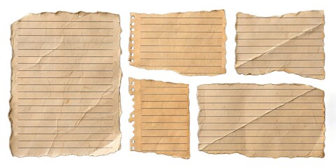 Clean and Simple Ripped Notebook Page