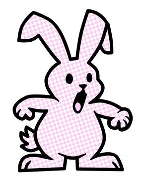 Bunny a cuadros rosa.