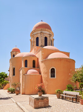 Agia Triada Monastery, Akrotiri Peninsula, Chania Region, Crete, Greece