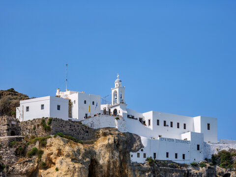 Panagia Spiliani, Blessed Virgin Mary of the Cave Monastery, Mandraki, Nisyros Island, Dodecanese, Greece