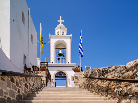 Panagia Spiliani, Blessed Virgin Mary of the Cave Monastery, Mandraki, Nisyros Island, Dodecanese, Greece