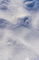 Obraz premium Snow cover, a pattern of snowflakes