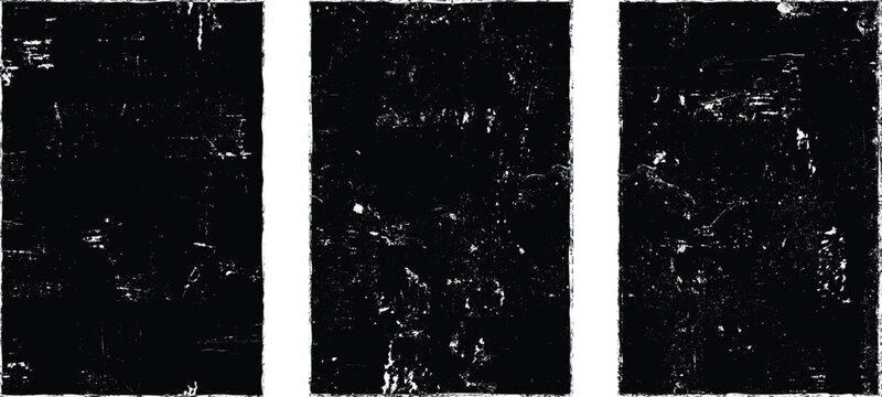 Glitch distorted grungy isolated layers . Design element for brochure, social media, posters, flyers. Overlay texture.Textured banner with Distress effect .Vector halftone dots . Screen print texture