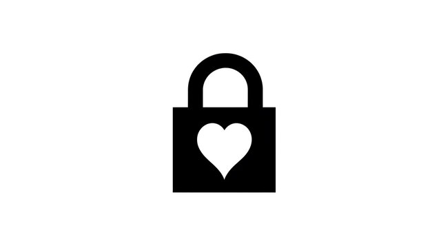 An emblem of love, embodied in the form of a heart-shaped lock, symbolizing eternal devotion and security