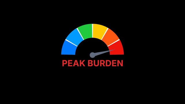 Peak burden Risk meter Animation