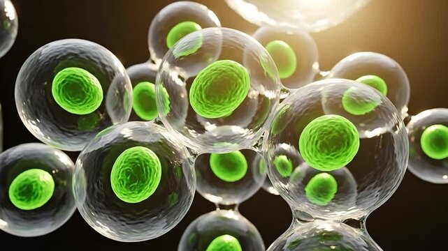 Microscopic View of Synthetic Biology Cells for Bioengineering Research