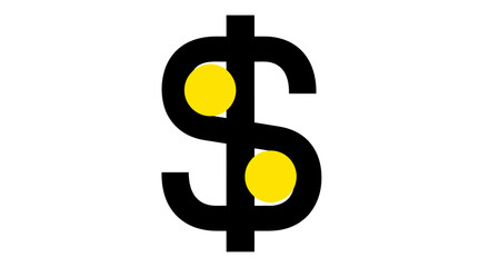 Obraz premium Dollar Currency Finance Symbol Vector Icon