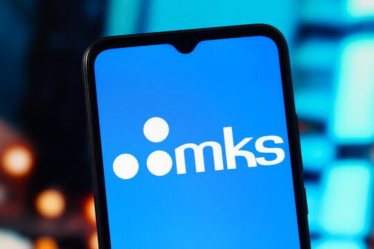 In this photo illustration, the MKS logo is seen displayed on a smartphone screen.