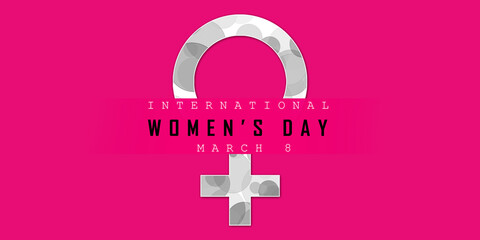 Obraz premium A powerful and inspiring image representing International Women’s Day, celebrated globally on March 8th to honor women’s achievements, strength, and equality