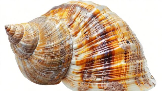A high-quality  of a shell close-up, suitable for use in design and art projects