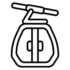 Obraz premium Train Cable Icon