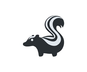 Obraz premium Black and white cartoon elephant and horse vector illustration