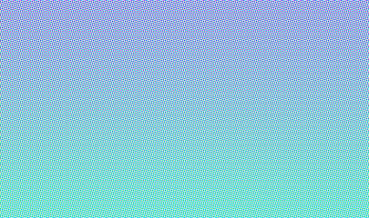 Obraz premium Halftone Dot Gradient Background in Teal and Purple — Retro Pop Art Texture for Design
