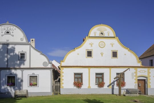 Baroque farming village (Unesco), Holasovice, Jihočesk&yacute; kraj, Czech Republic