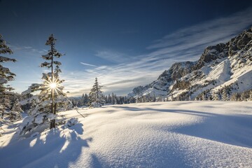 Mandlwand And Hochknig Winter Deep